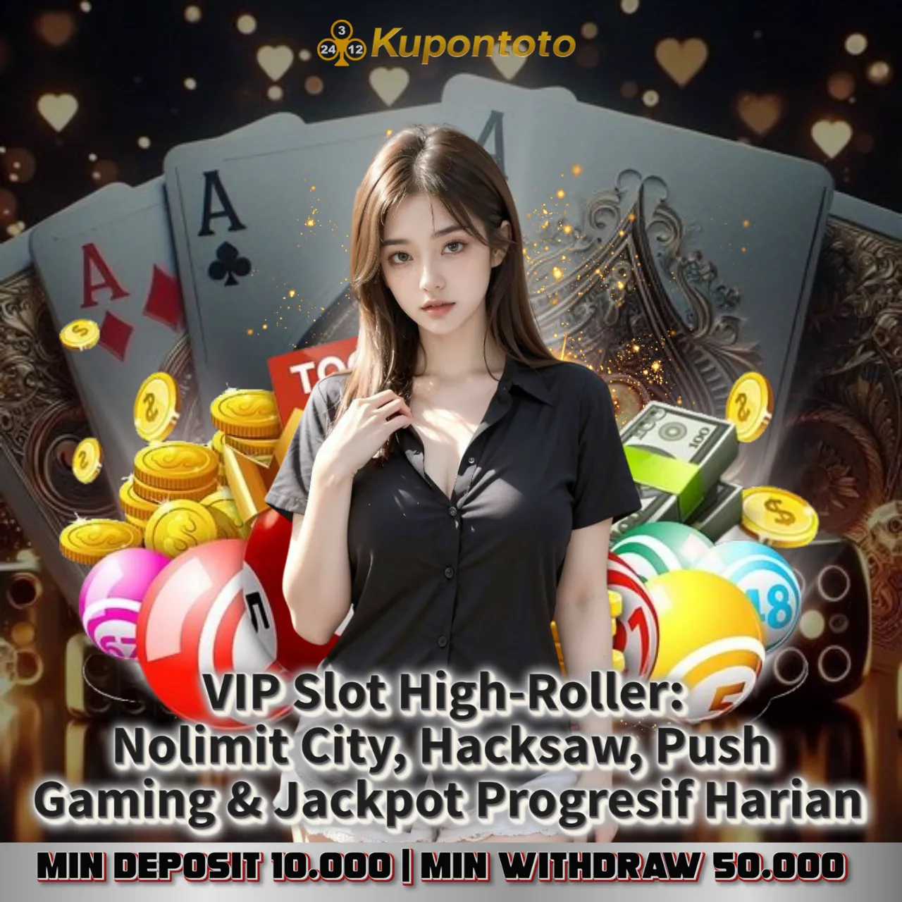 KUPONTOTO VIP ⏩ Slot High-Roller: Nolimit City, Hacksaw, Push Gaming & Jackpot Progresif Harian